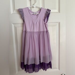 Hanna Andersson Purple Tulle Dress Size 8 (130cm)